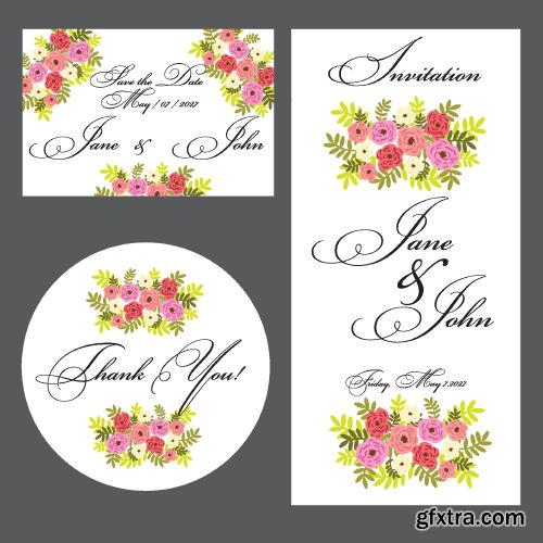 Wedding Cards Design - Shutterstock 25xEPS