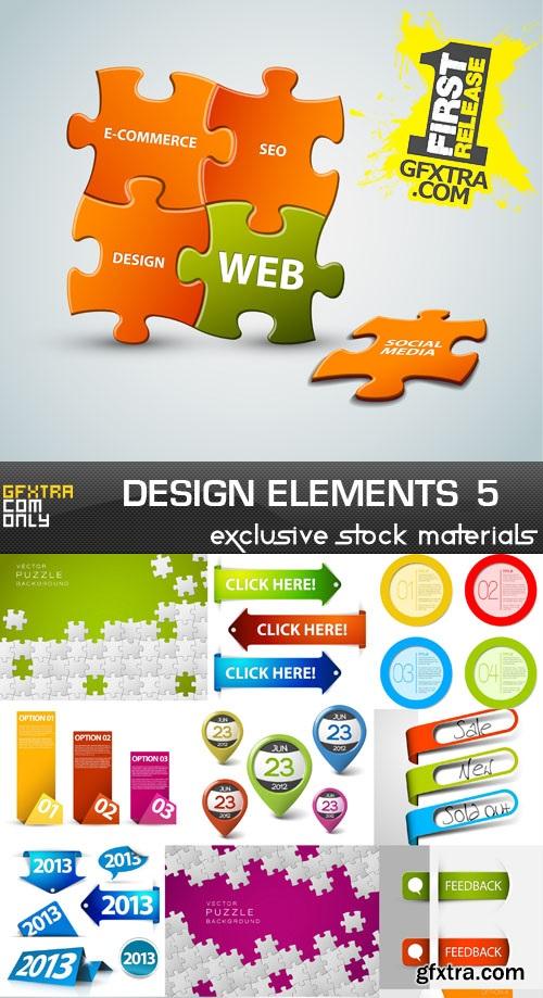 Collection of vector design elements vol.5