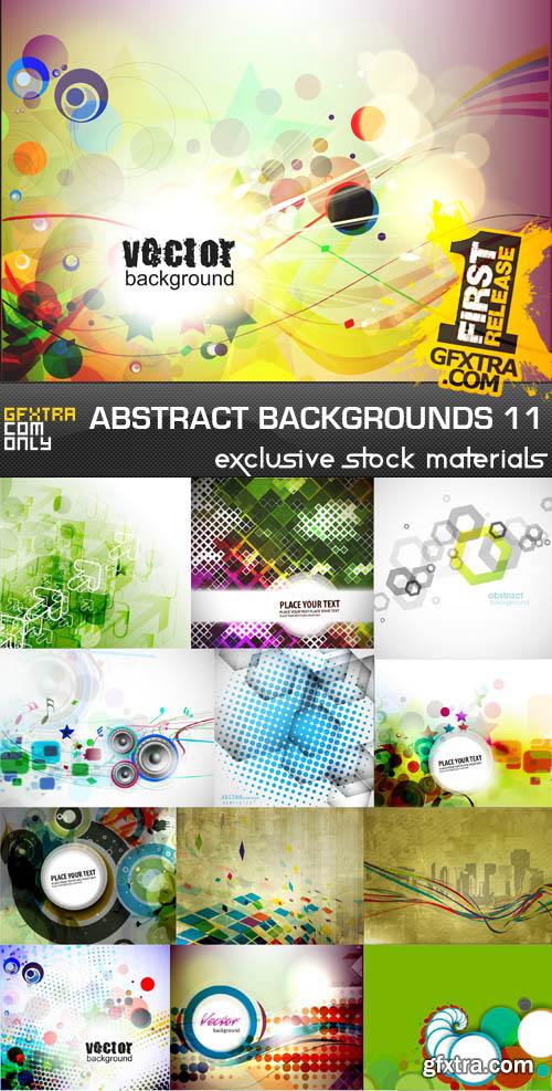 Collection of vector abstract backgrounds vol.11