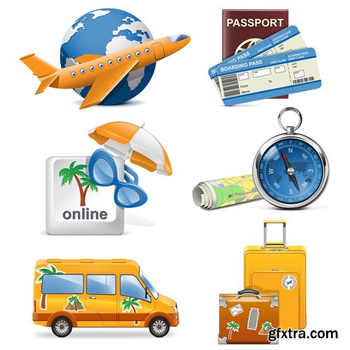 Tourism and travel 25xEPS