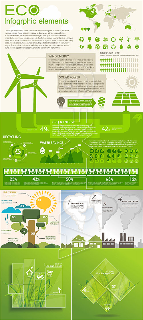 ECO Infographic elements