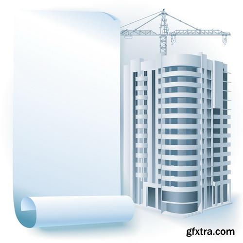 Amazing SS - 3D building model, 25xEPS