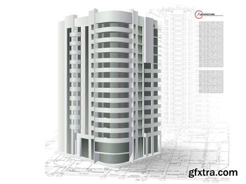 Amazing SS - 3D building model, 25xEPS