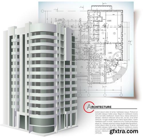 Amazing SS - 3D building model, 25xEPS