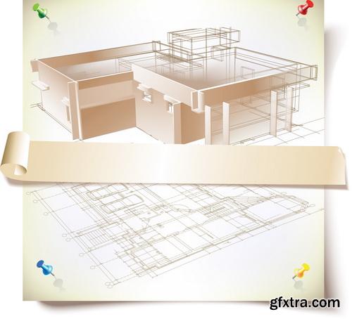 Amazing SS - 3D building model, 25xEPS