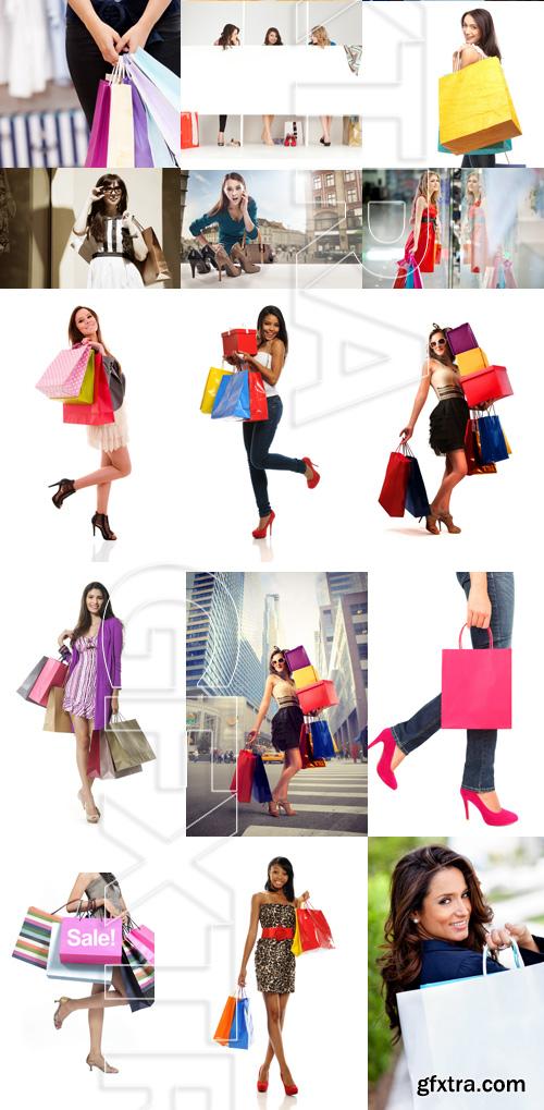 Amazing SS - Woman with shopping bags 3, 25xJPGs