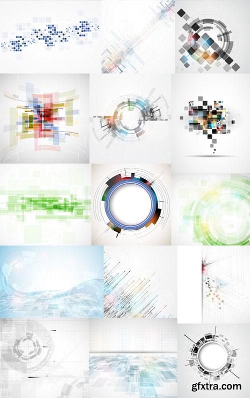 Collection of vector abstract backgrounds vol.12