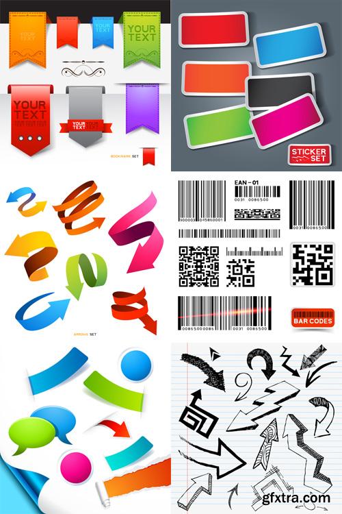 Vector Labels and Stickers Set