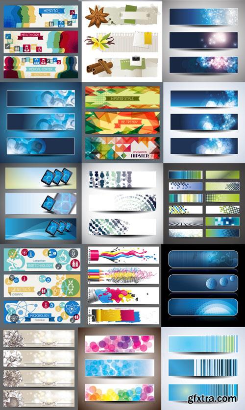 Collection of vector banners vol.5