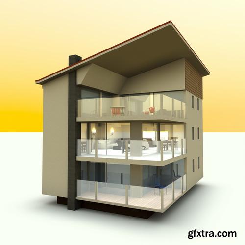 Amazing SS - 3d building model 2, 25xJPGs