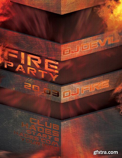 Fire Party Flyer / Poster