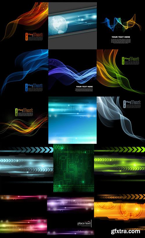 Collection of vector abstract backgrounds vol.13