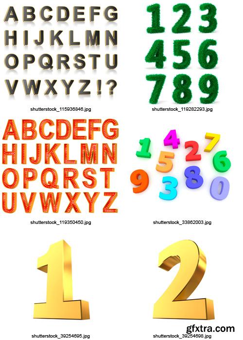 Amazing SS - Letters & Numbers 2, 25xJPGs