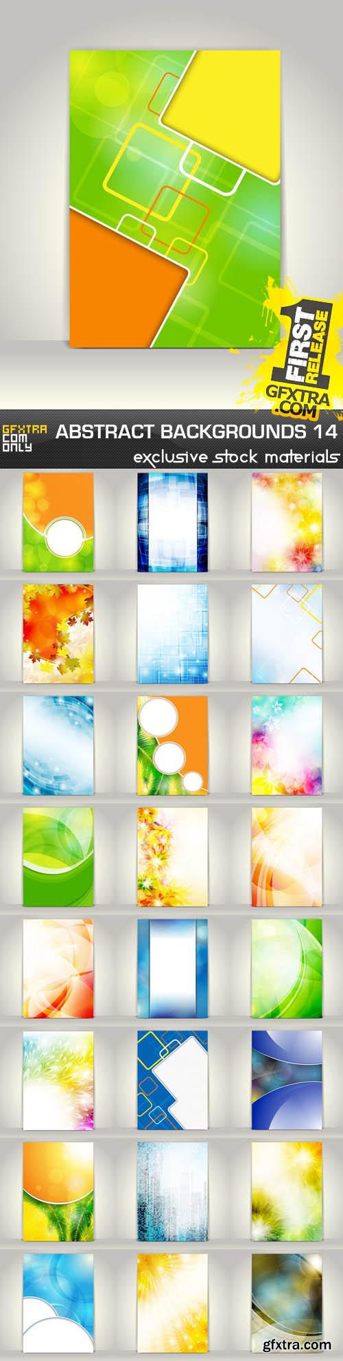 Collection of vector abstract backgrounds vol.14