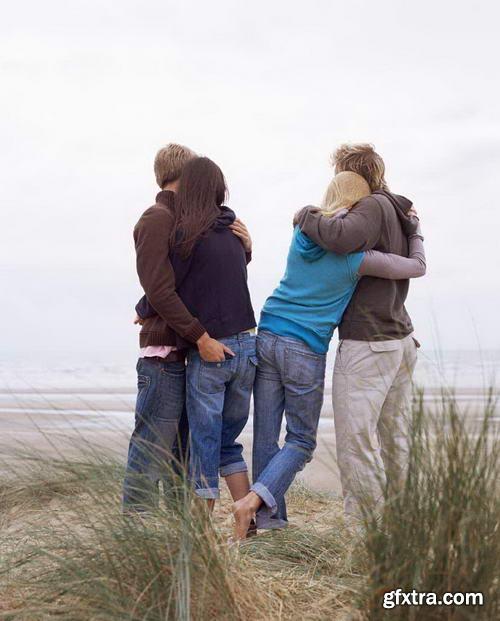 Image Source IS948 Autumn Beach Couples