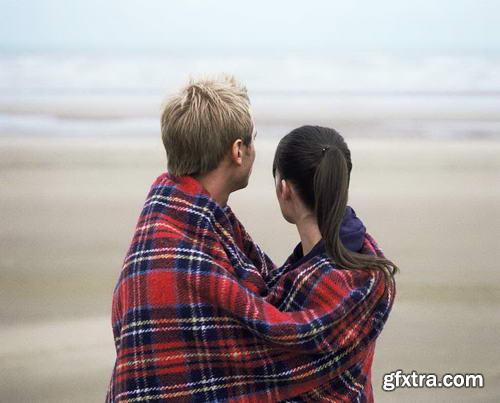 Image Source IS948 Autumn Beach Couples