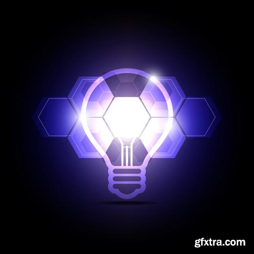 Creative Light Bulb - 25 Vector