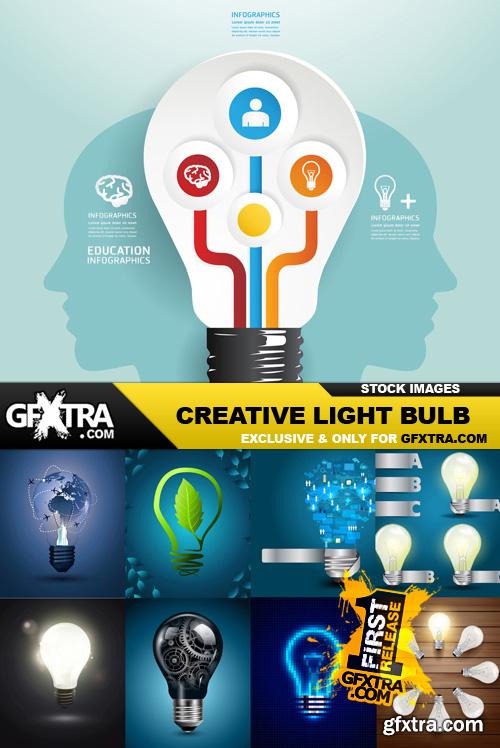 Creative Light Bulb - 25 Vector