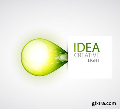 Creative Light Bulb - 25 Vector