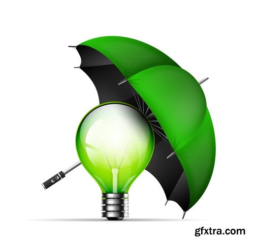 Creative Light Bulb - 25 Vector