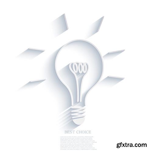 Creative Light Bulb - 25 Vector