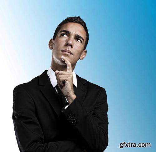 Amazing SS - Businessman thinking about business, 25xJPGs