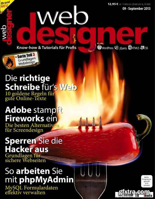 Der Webdesigner Magazin September No 09 2013