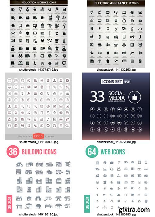 Amazing SS - Black & White Icons 4, 25xEPS