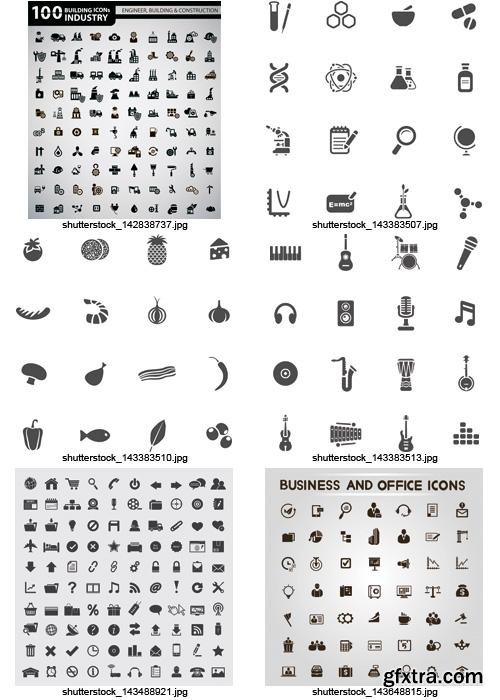 Amazing SS - Black & White Icons 4, 25xEPS