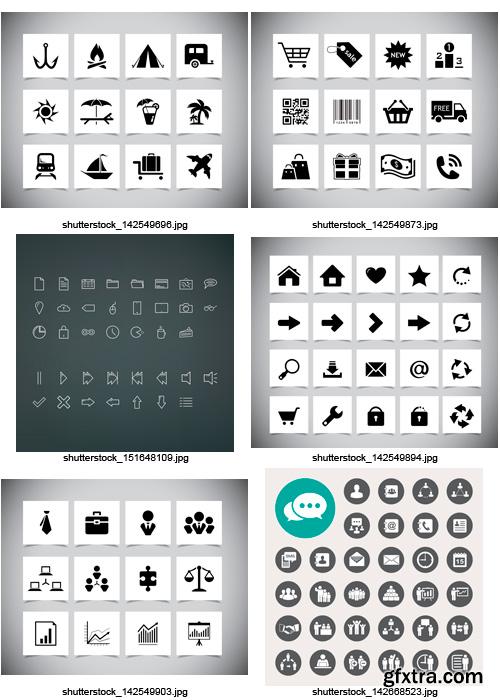 Amazing SS - Black & White Icons 4, 25xEPS