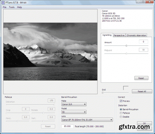 PTLens v8.9.0.29 Correct Lens Distortions