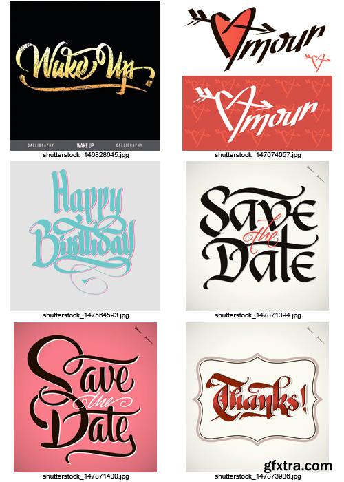 Amazing SS - Calligraphy 2, 25xEPS