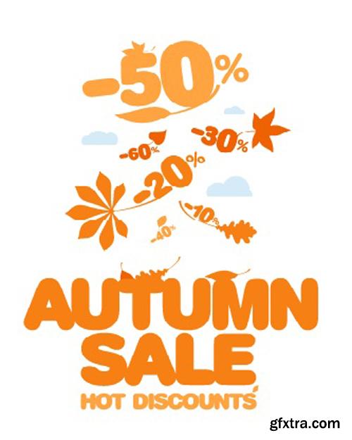 Autumn Sale - 25 Vector