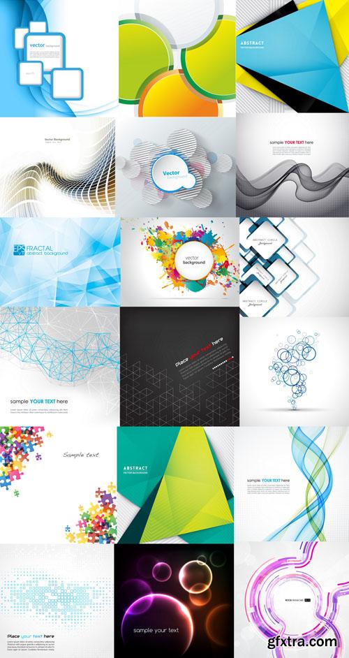 Collection of vector abstract backgrounds vol.15