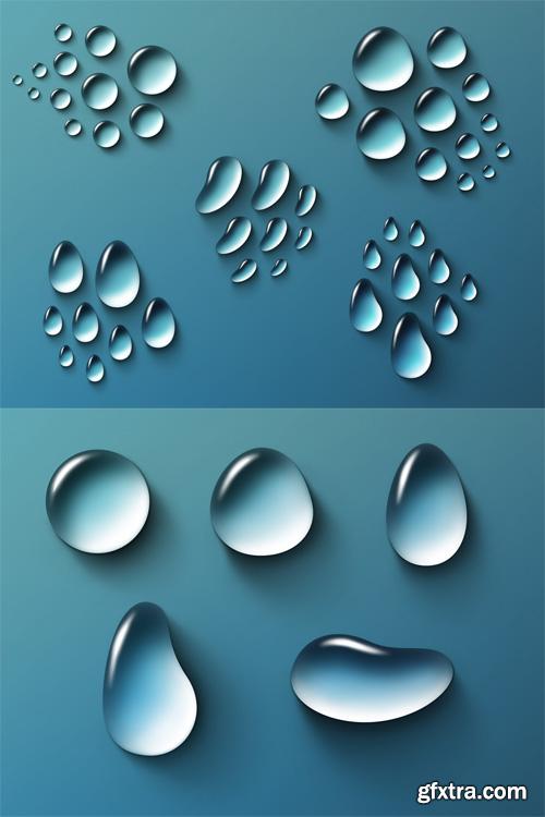 Water Drops PSD