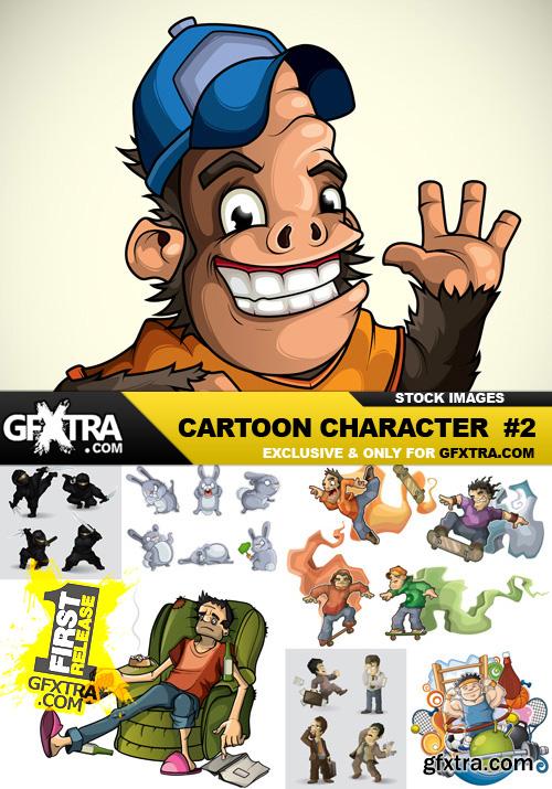 Cartoon Character #2 - 25 Vector