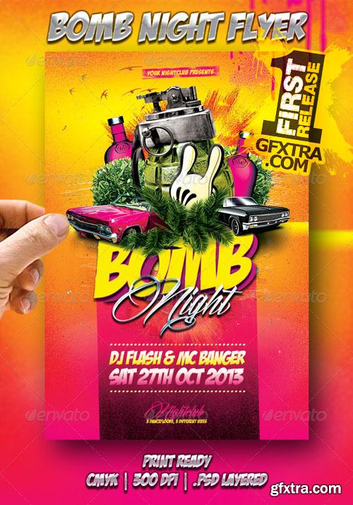 GraphicRiver - Bomb Night Flyer 5471253