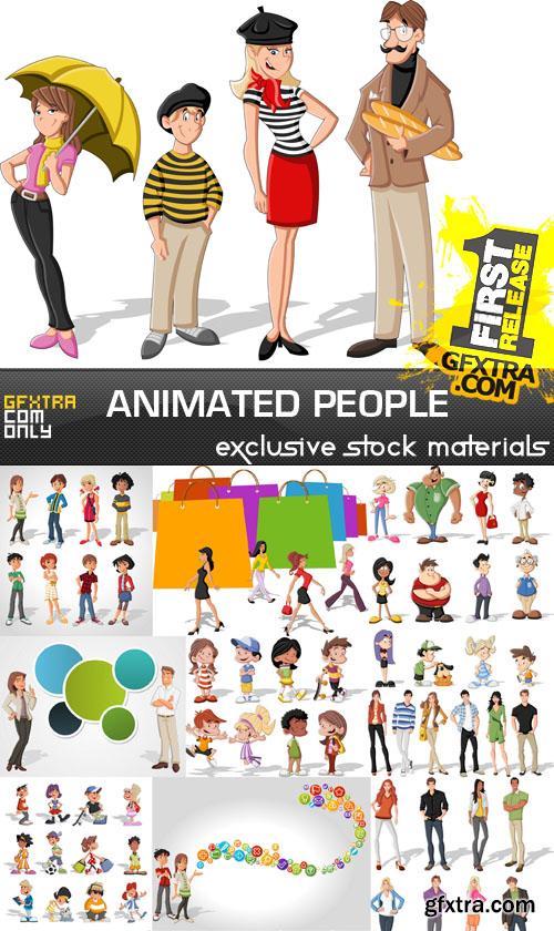 Animated people collection - 25xEPS