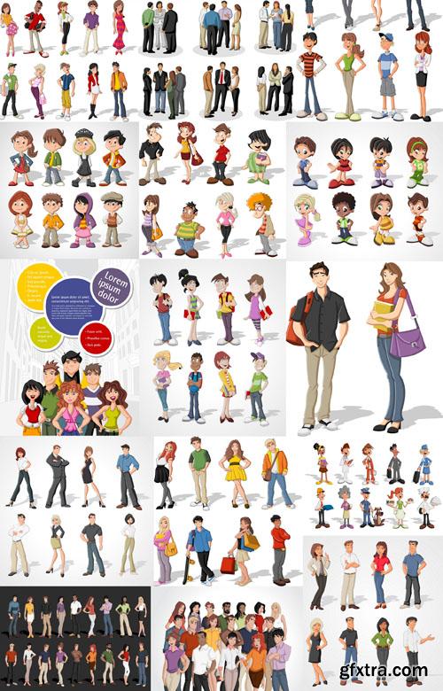 Animated people collection - 25xEPS