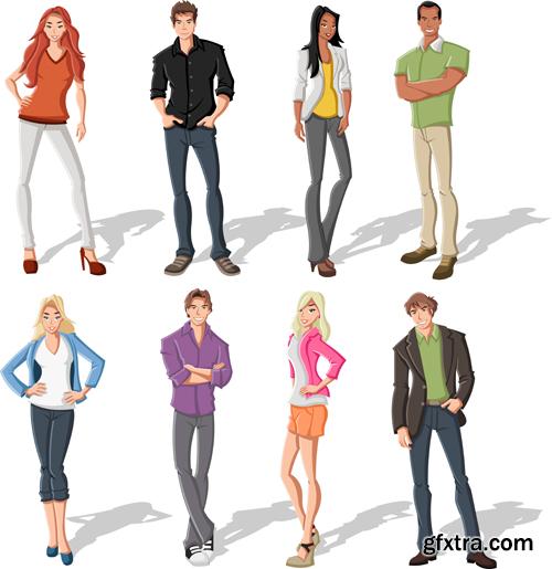 Animated people collection - 25xEPS