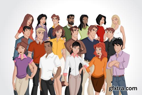 Animated people collection - 25xEPS