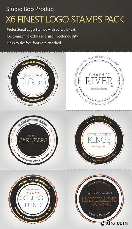 6 Logo Stampts Pack