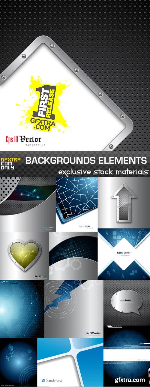 Backgrounds elements collection