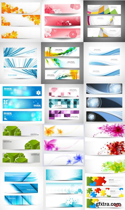 Collection of vector banners vol.6