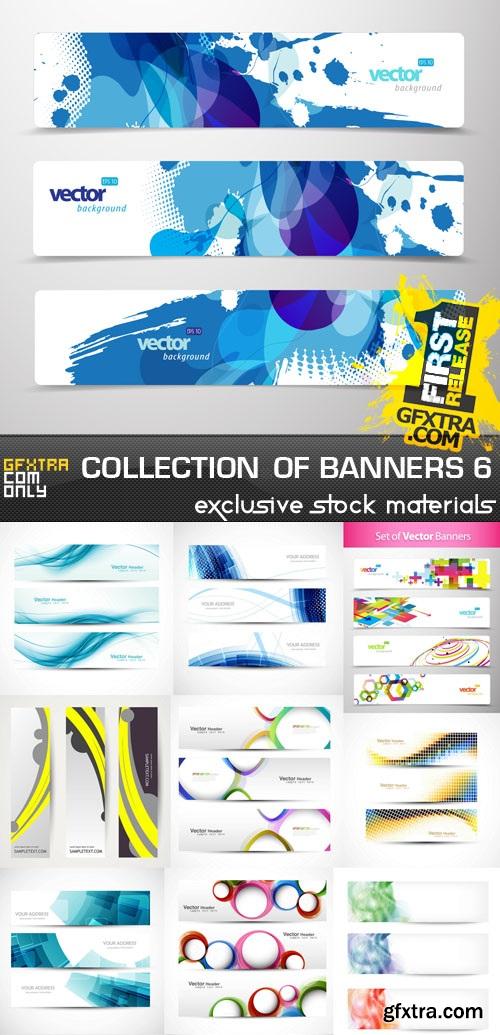 Collection of vector banners vol.6