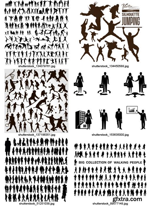 Amazing SS - People Silhouettes, 25xEPS