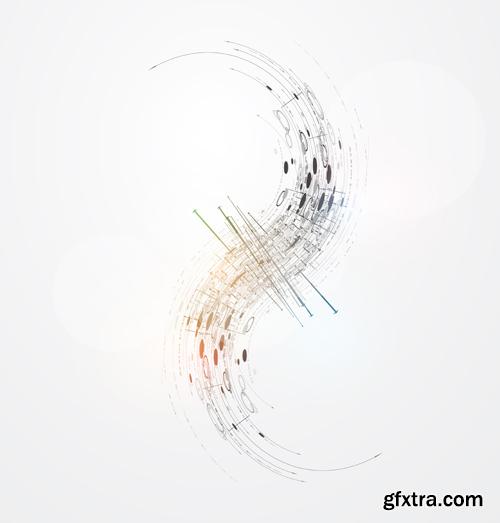 Collection of vector abstract backgrounds vol.19