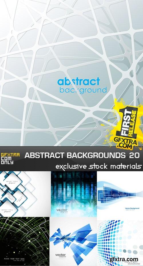 Collection of vector abstract backgrounds vol.20