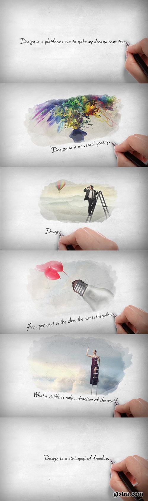 Videohive Hand Writing Book