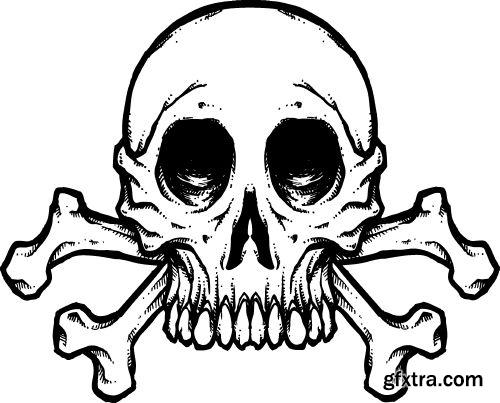 Skull's And Tatto's - Shutterstock 25xEPS